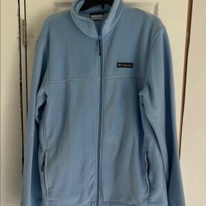 Columbia Baby Blue Full-Zip Fleece Jacket